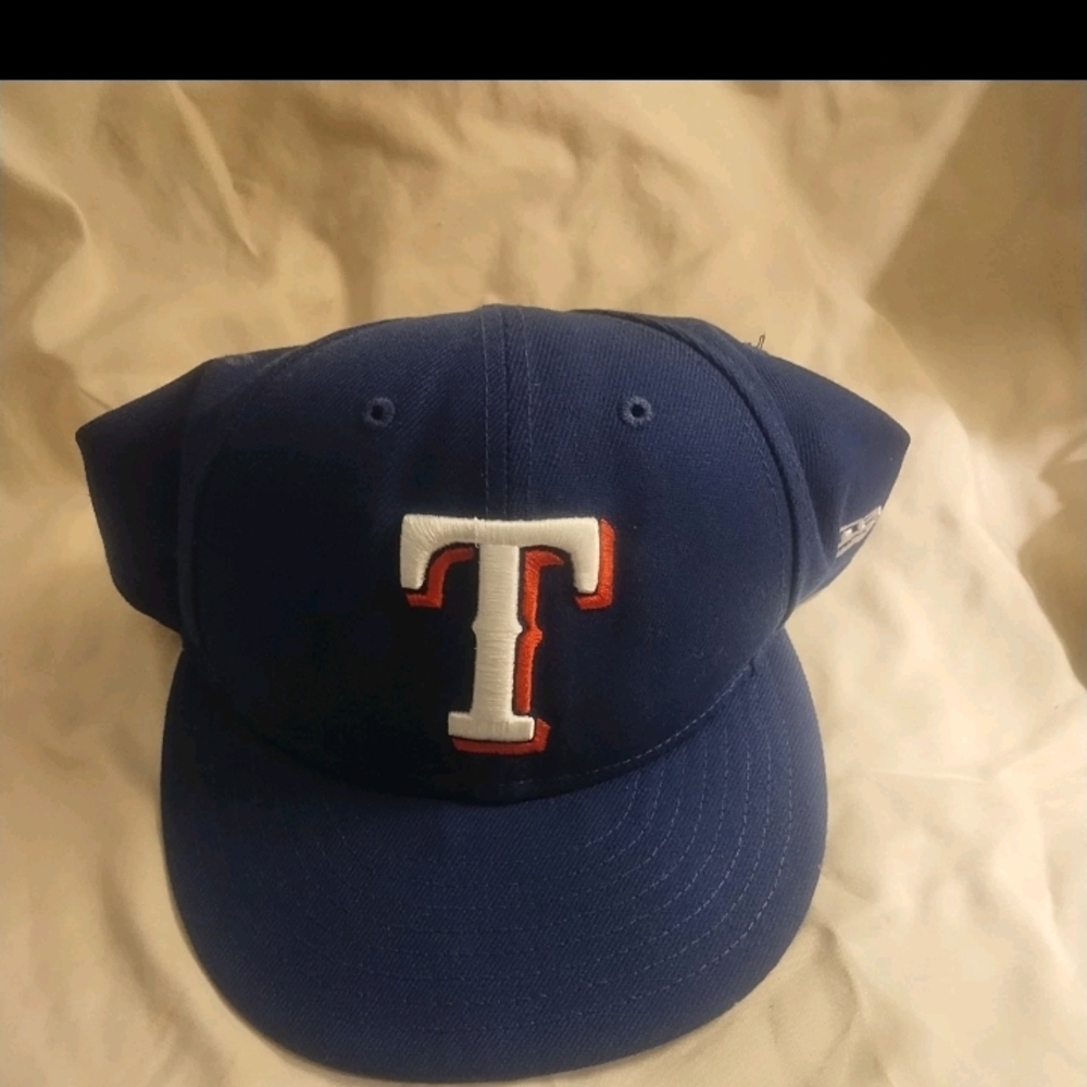 New Era Blue and Gray 59FIFTY Cap Texas Rangers